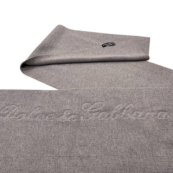 Dolce & Gabbana Gray Knit Scarf Unisex - Picture 10 of 10